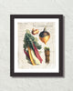 French Vegetable Collage No. 1 Botanical Art Print