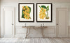 Yellow Orchid Print Set No. 1