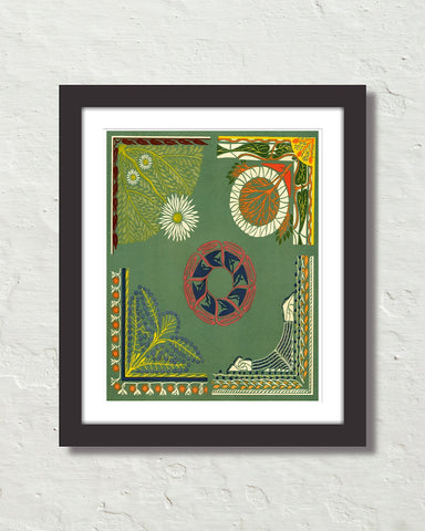 Vintage Art Nouveau Poster No. 5 Art Print
