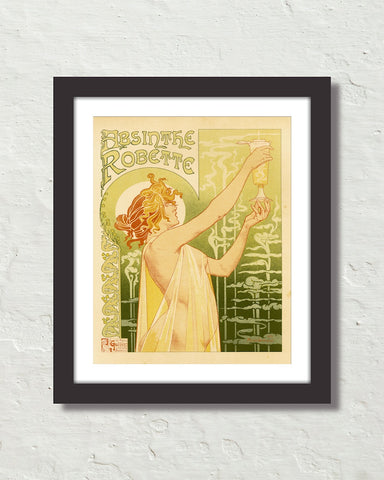 Vintage Art Nouveau Poster No. 14 Art Print