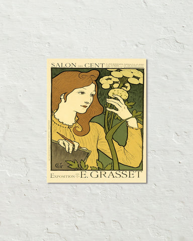 アール・ヌーヴォー　vintage poster Vintage Art Nouveau Poster No. 112 Art Print – Belle Maison Art