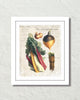 French Vegetable Collage No. 1 Botanical Art Print