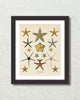 Vintage Starfish Collage No. 1 Art Print