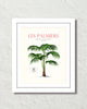 Les Palmiers Vintage French Palm Tree Collage No. 7
