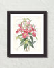 Vintage Orchid Collage No. 1 Art Print