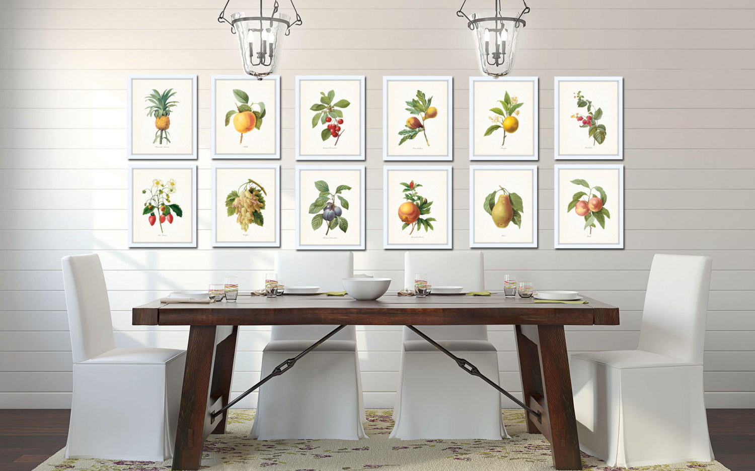 Fruits Vegetables & Herbs Print Sets – Belle Maison Art